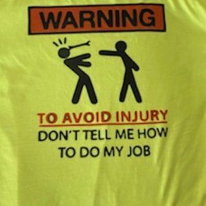 Hi viz graphic work shirt